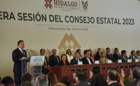 Trabajamos con responsabilidad por la paz y seguridad de Hidalgo: Julio Menchaca