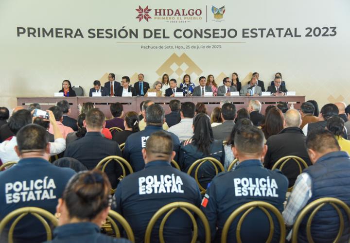 Trabajamos con responsabilidad por la paz y seguridad de Hidalgo: Julio Menchaca