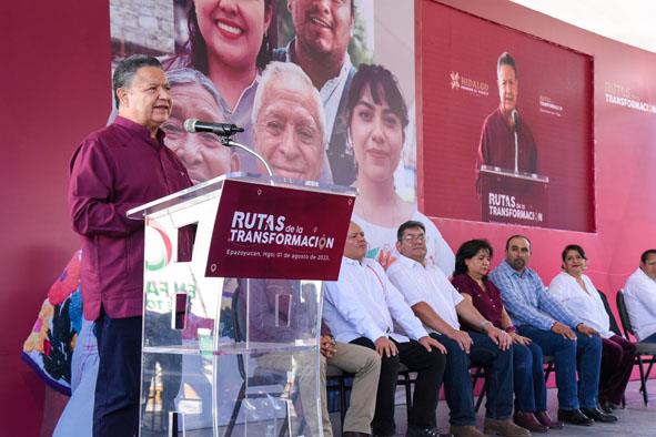 Gracias a la sinergia entre sociedad y gobierno, nadie nos va a detener: Julio Menchaca Salazar