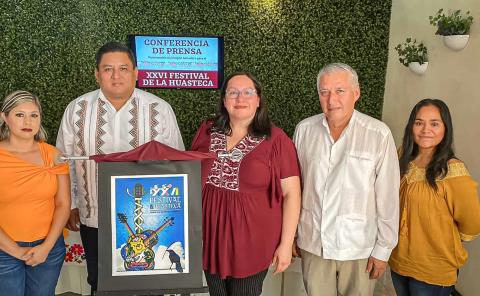 Revelan cartel ganador para imagen oficial del XXVI Festival de la Huasteca