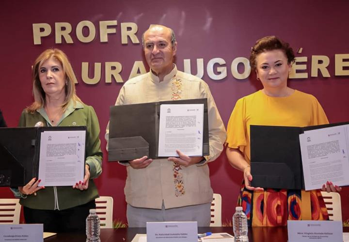Firman convenio de colaboración SEPH-AMANC Hidalgo