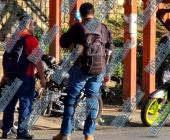 En la México-Tampico motociclistas derraparon