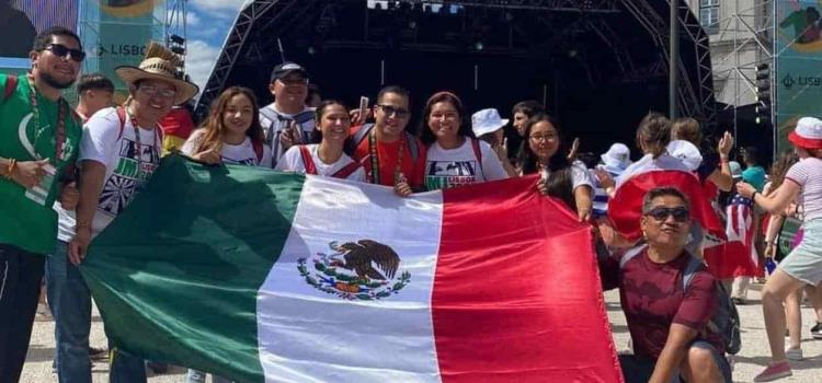 Jóvenes viajaron a un encuentro con el Papa