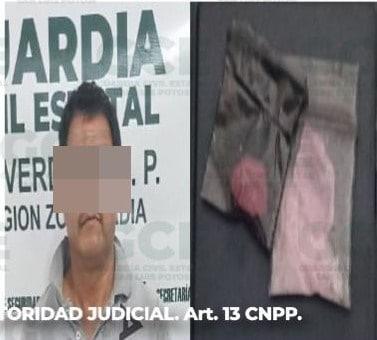 DETENIDO CON 2 DOSIS DE "CRICO"