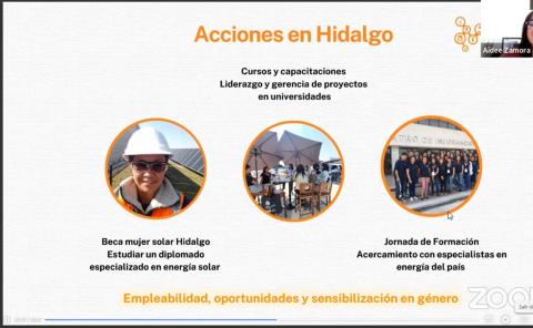 Hidalgo a favor del liderazgo de las mujeres en el sector energético