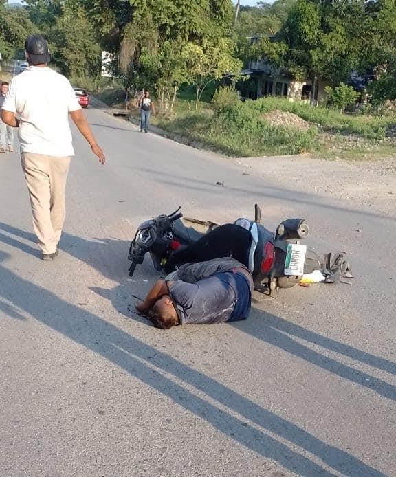 Trancazo mortal; motociclista accidentado murió