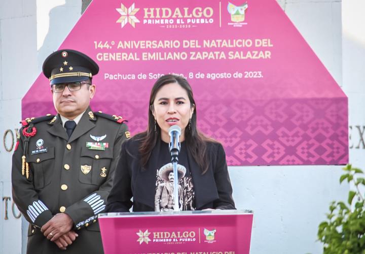 En Hidalgo existe el compromiso de hacer realidad los postulados de Zapata