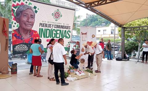 Danzas y rituales en inicio del Día de los Pueblos Indígenas 
