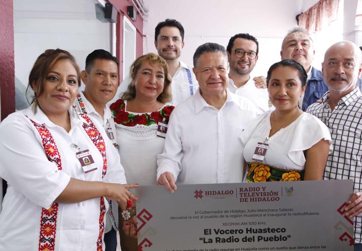 ¡Compromiso cumplido! Menchaca Salazar recupera estación de radio para la Huasteca