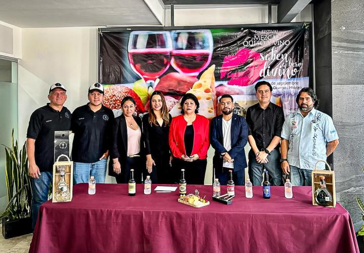 Presentan autoridades y organizadores, "Festival Mezcal, Queso y Vino" de Huasca de Ocampo