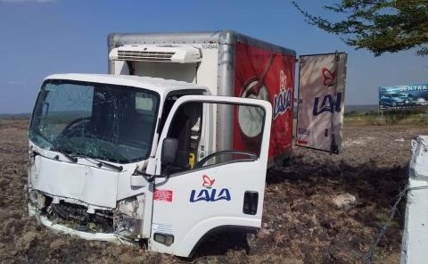 Se accidentó carro de Lala