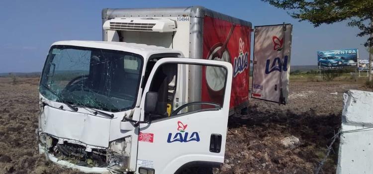 Se accidentó carro de Lala