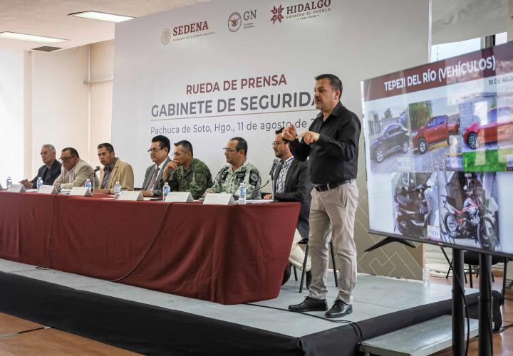 Mantiene Hidalgo firme combate contra la delincuencia