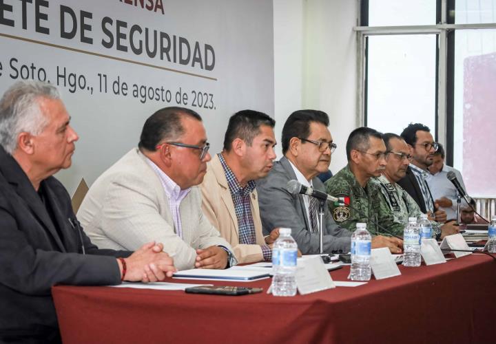 Mantiene Hidalgo firme combate contra la delincuencia