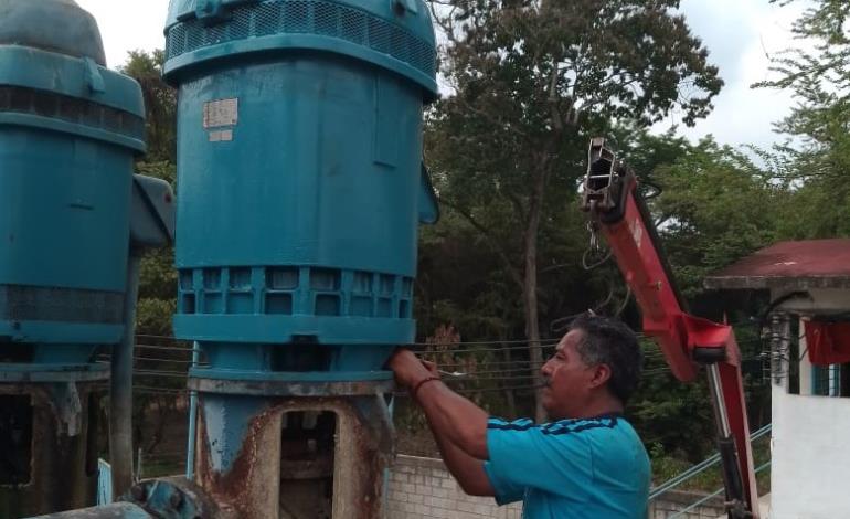 Capashh arregló equipo de bombeo de agua