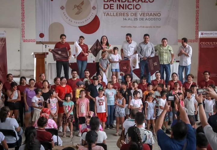 Arrancó en Huehuetla la "Ruta Colibrí" para llevar arte a zonas vulnerables de Hidalgo