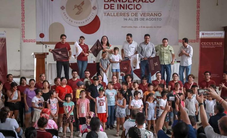 Arrancó en Huehuetla la "Ruta Colibrí" para llevar arte a zonas vulnerables de Hidalgo