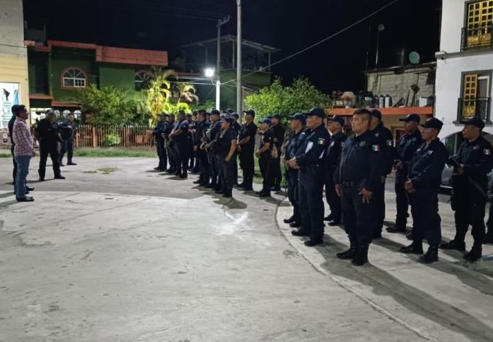 Policía Estatal y Municipal efectuaron operativo Huasteca Segura
