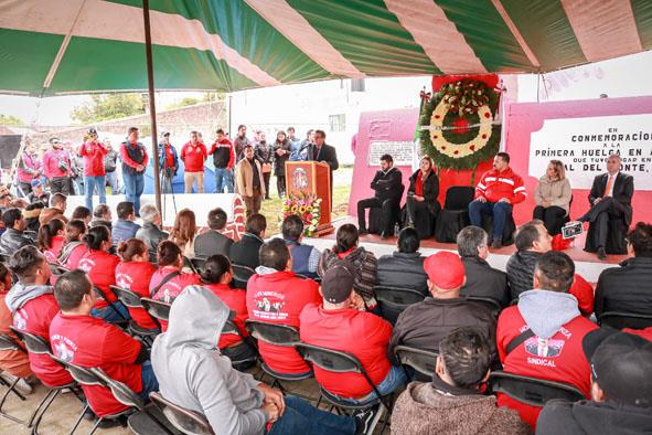 Proteger derechos de las y los trabajadores, prioridad para Hidalgo: Oscar Javier González Hernández