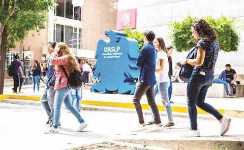 Protesta en UASLP