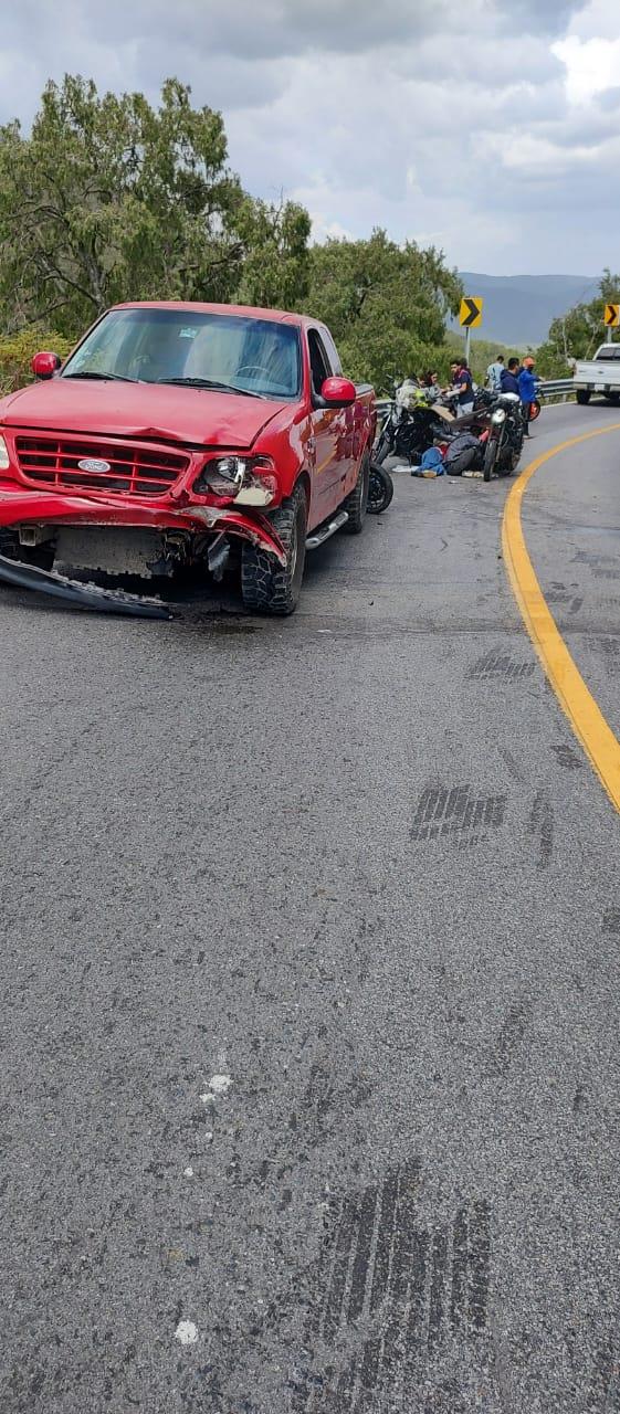 Biker grave en choque