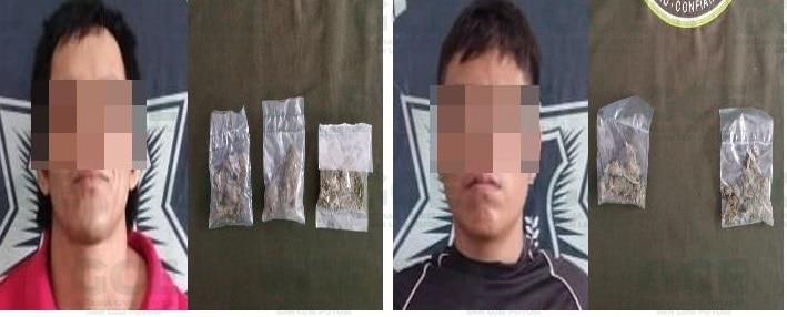 23 detenidos con marihuana