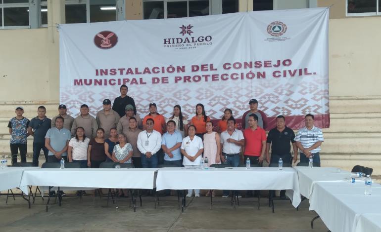 Instalaron Consejo de Protección Civil en Huautla