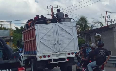 Traslado peligroso de trabajadores