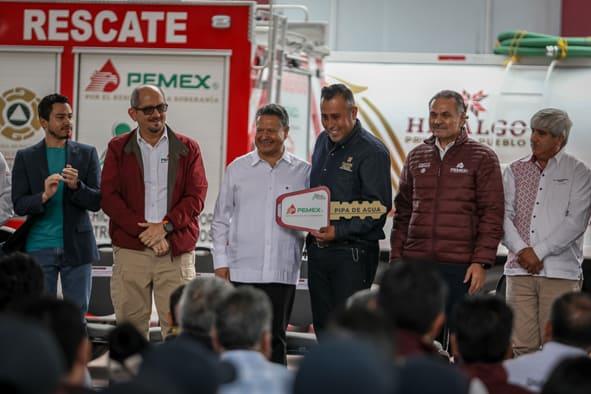 Entregó Pemex a Hidalgo, recursos que representan más de 60 mdp