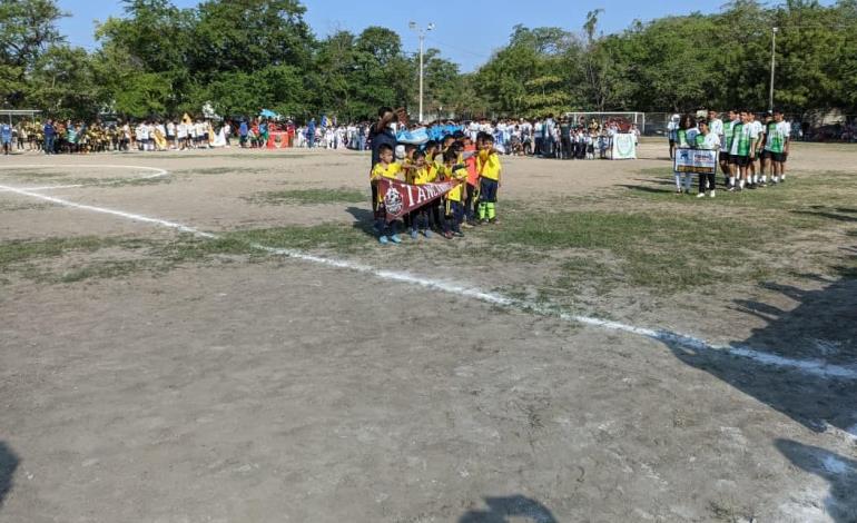 Gran inauguración de la Liga Menor de Futbol