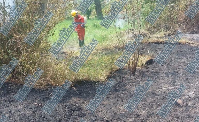 Se registraron dos incendios de pastizal en Campamento