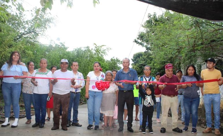 Inauguraron obra de pavimentación