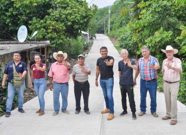 Supervisaron pavimentación 