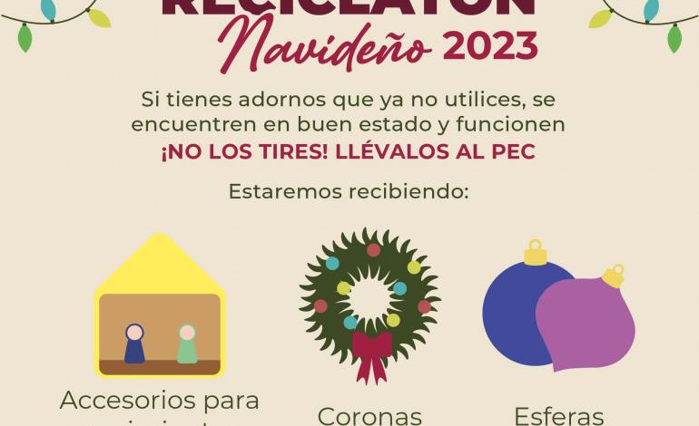 Realizan acopio de adornos navideños para Parque Ecológico Cubitos