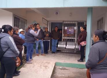 Mujeres se manifestaron en el Centro de Salud