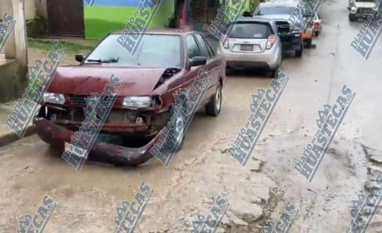 Conductor chocó contra pipa de gas