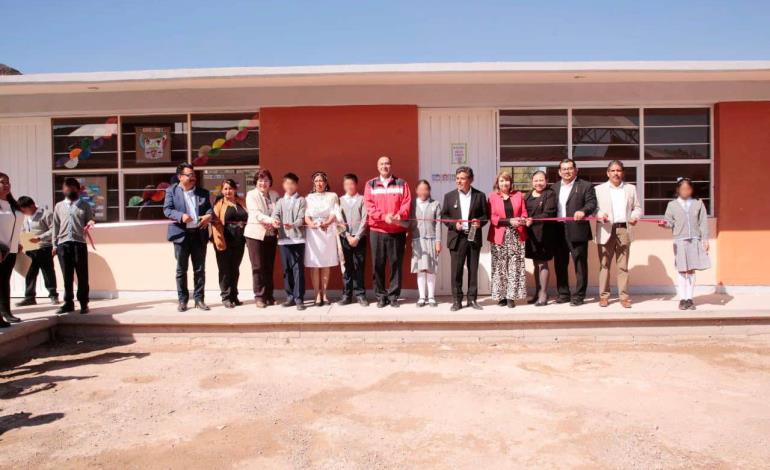 Inauguran dos nuevos espacios educativos en Escuela Primaria Siglo XXI de San Salvador