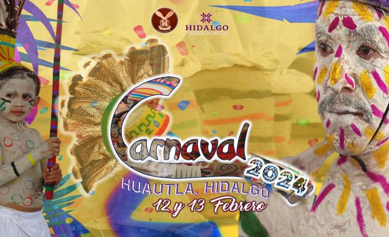 Ayuntamiento de Huautla invita a participar en Carnaval 2024