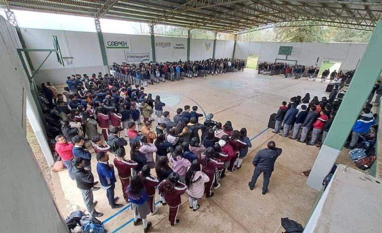 En COBAEH Tlanchinol comenzaron un nuevo semestre