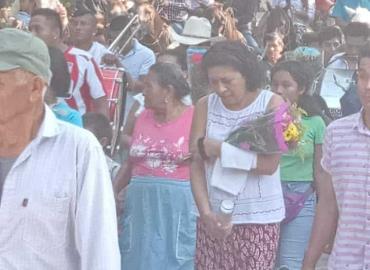 Realizaron procesión a la Virgen de San Juan 