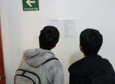 Alumnos conocen las rutas de evacuación