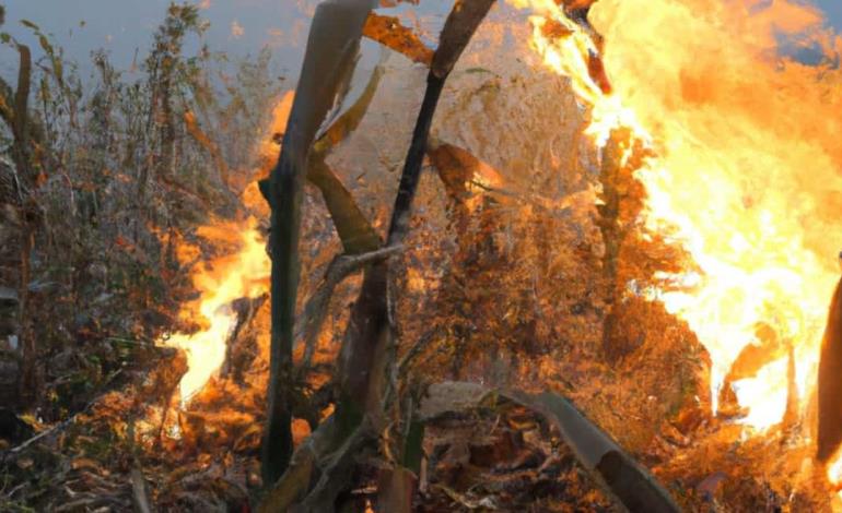 Quemas agrícolas  causan incendios