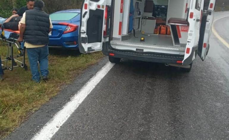 Maestra herida en accidente