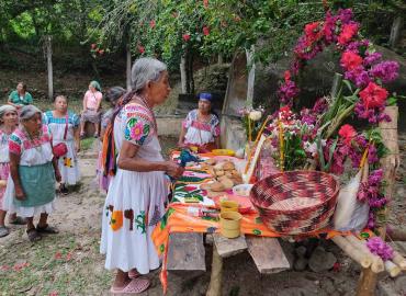 Realizaron ritual al Dios del agua