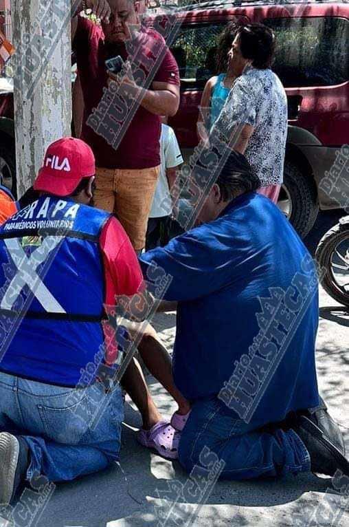 Moto se impactó contra camioneta