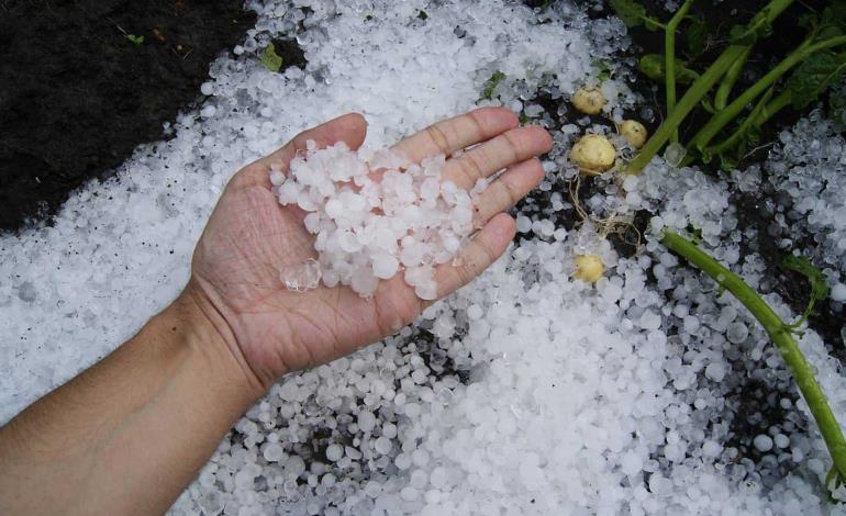 ¡Caerá granizo!