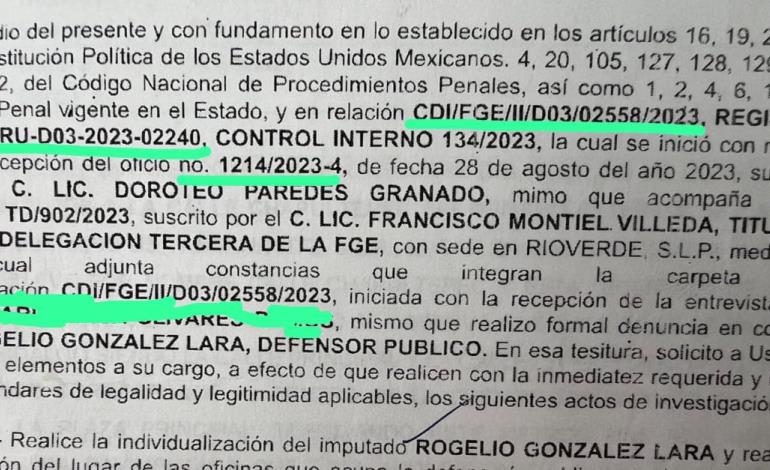 Funcionario de Defensoría denunciado por acosador