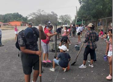 Reforestan en Ej. La Reforma