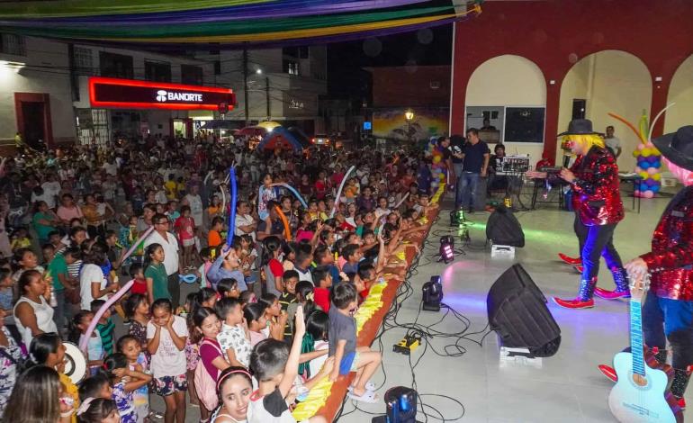 Festejó en grande a miles de niños 