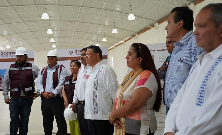 El mandatario hidalguense visitóel municipio de Tlaxcoapan